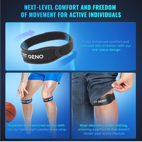 Patellar Knee Strap black - Picture 4 of 16